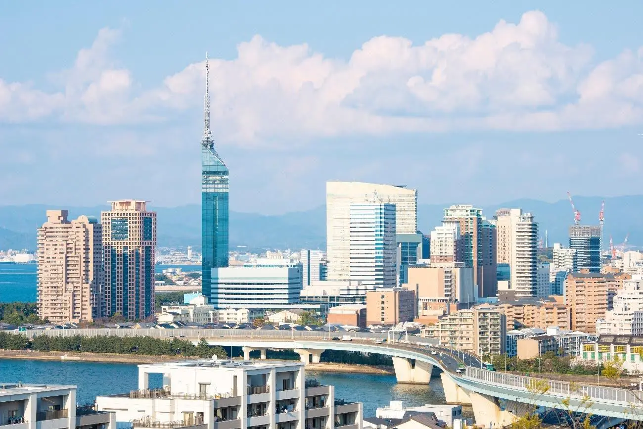 福岡の街並み